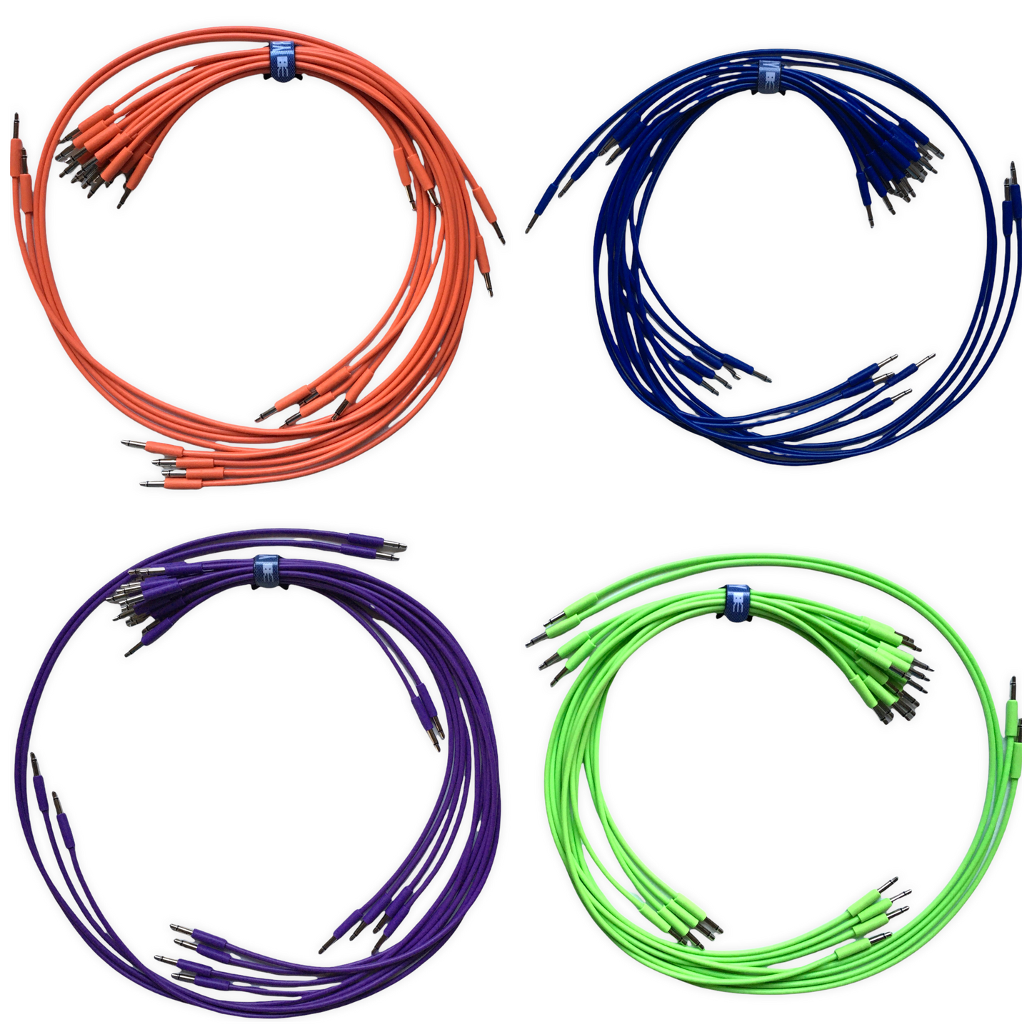 STARTER - 14Pack - Eurorack Patch Cables (Mixed Lengths)