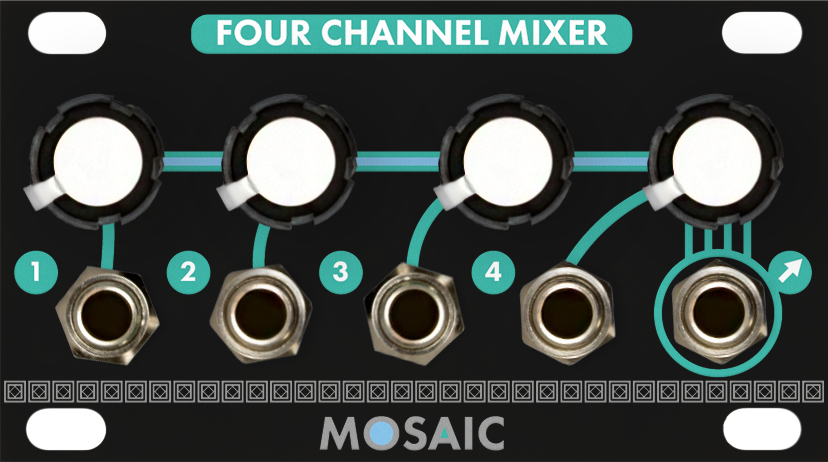 Four Channel Mixer